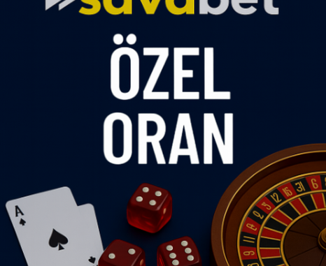 Savabet özel oran seçenekleriyle spor bahislerinde daha yüksek kazanç ve avantajlı fırsatları keşfedebilirsin.